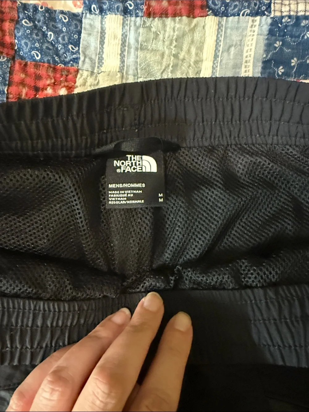 The North Face Men’s Black Swim Trunks Running Shorts Size Medium Black